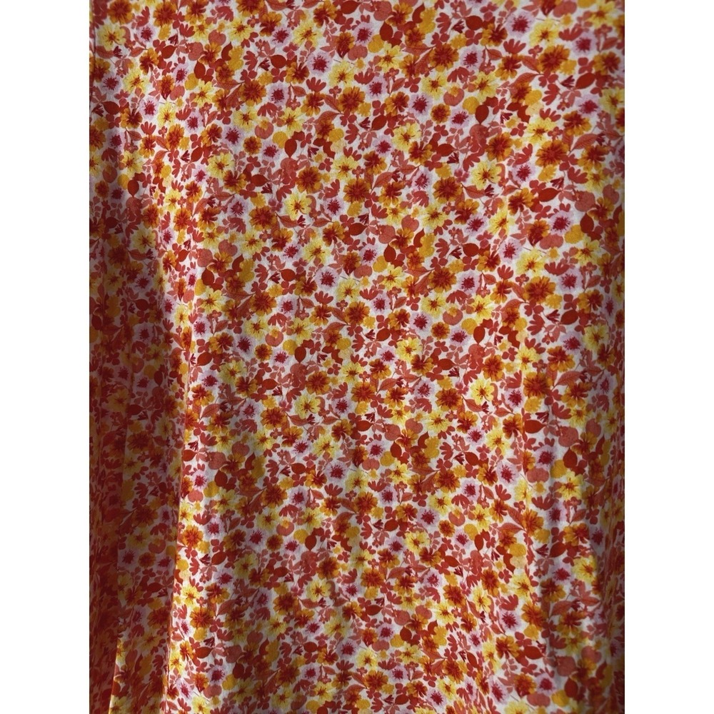 Old Navy Everywear Tee Womens XXL Floral Crew T-Shirt 100% Cotton Short Sleeve - Picture 3 of 6
